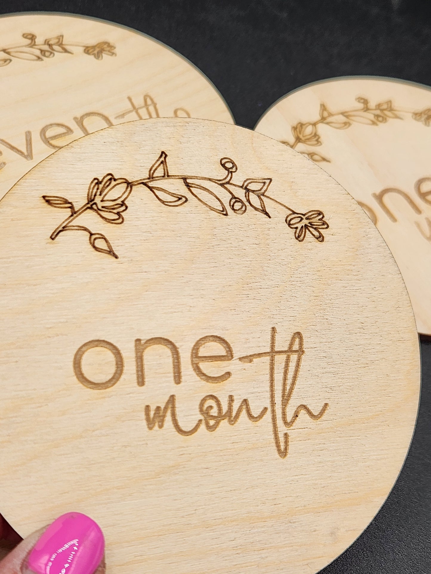 Simple flower milestones