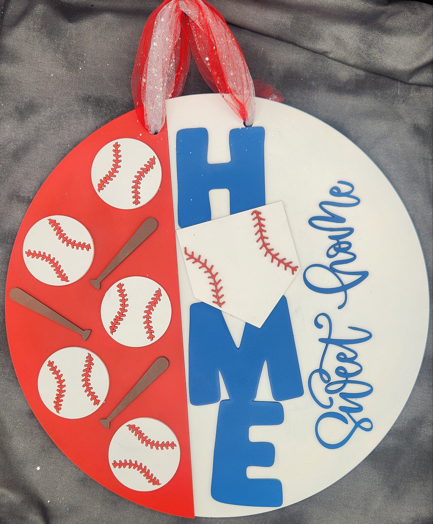 Baseball Home Sweet Home Round