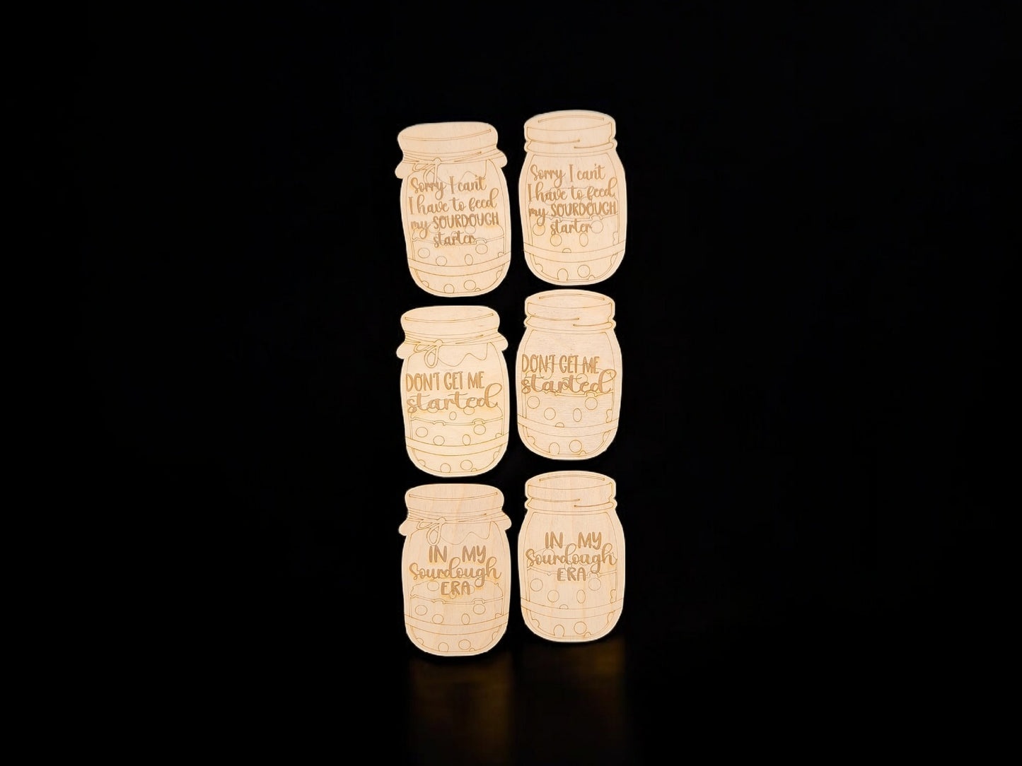 Sourdough Magnets or Car Charms