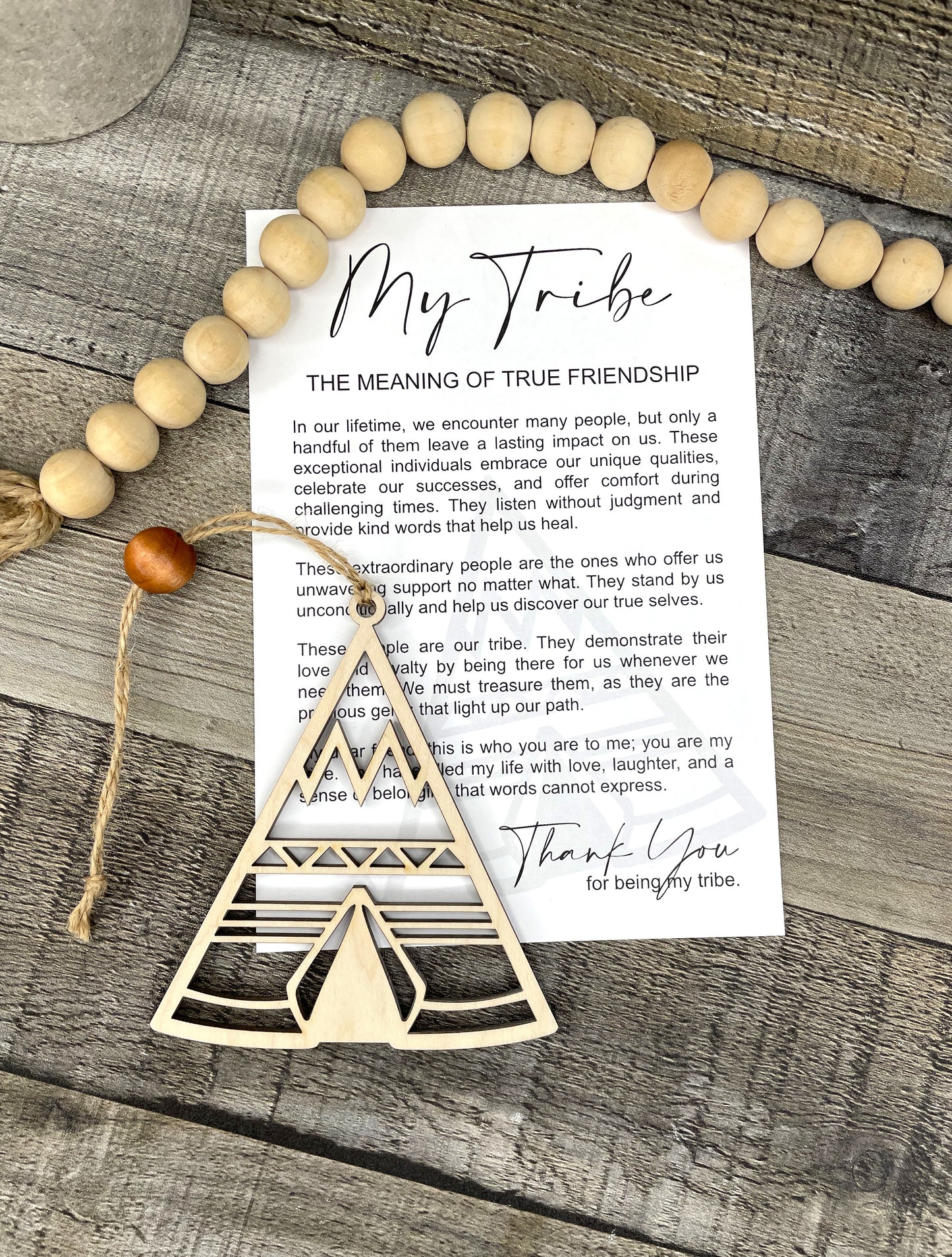 My Tribe - The Meaning of True Friendship Story Ornament