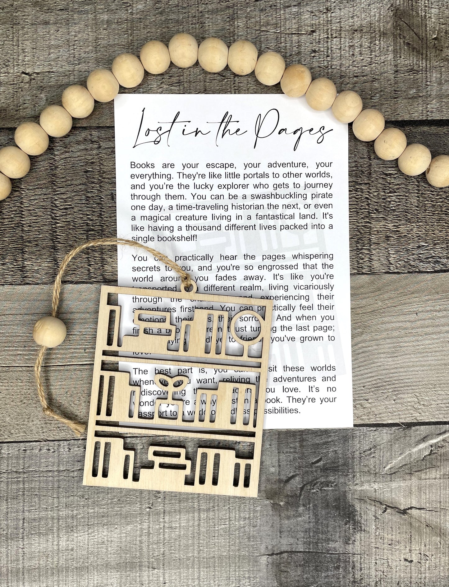 Lost in the Pages - Book Lover Story Ornament