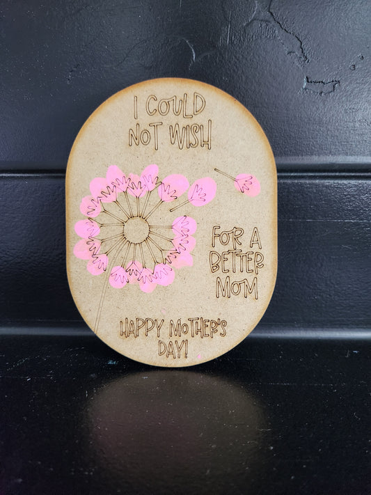 Dandelion Wish Magnet (Mom and Grandma)