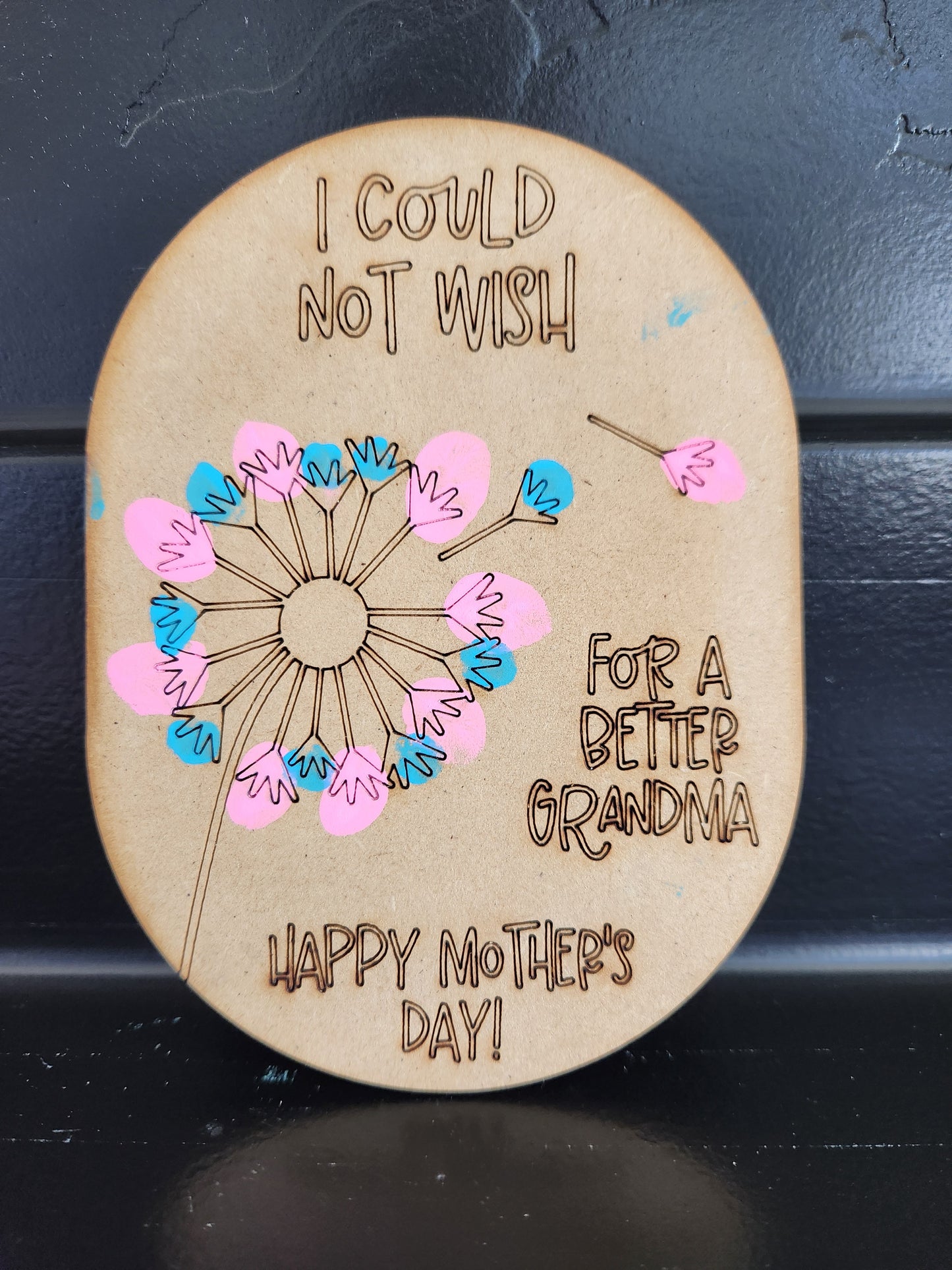 Dandelion Wish Magnet (Mom and Grandma)