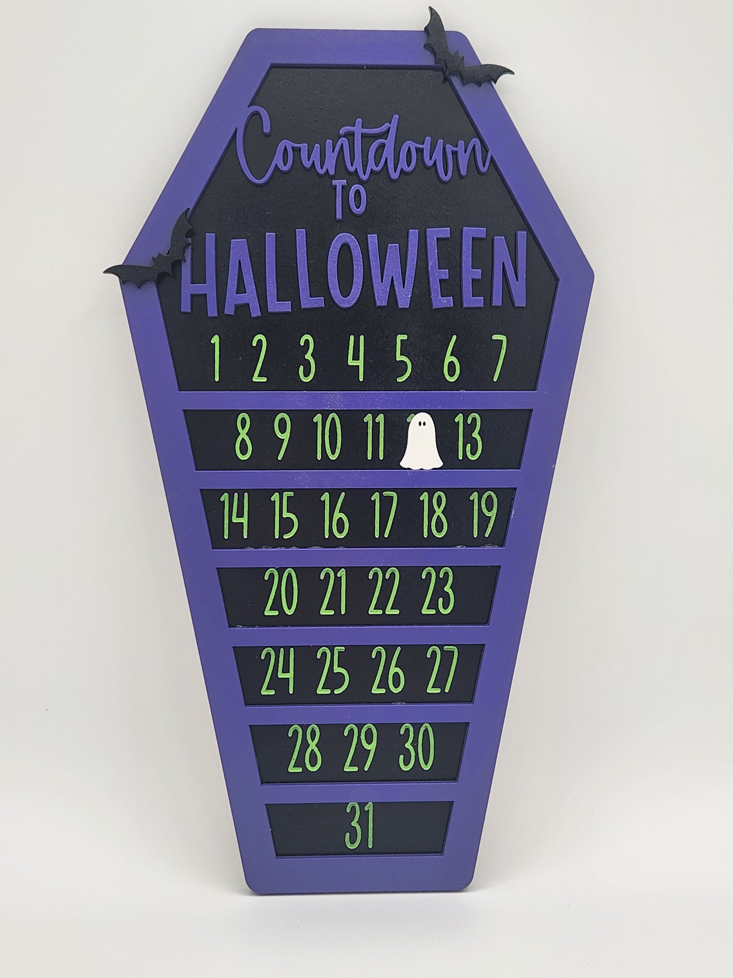 Coffin Countdown to Halloween