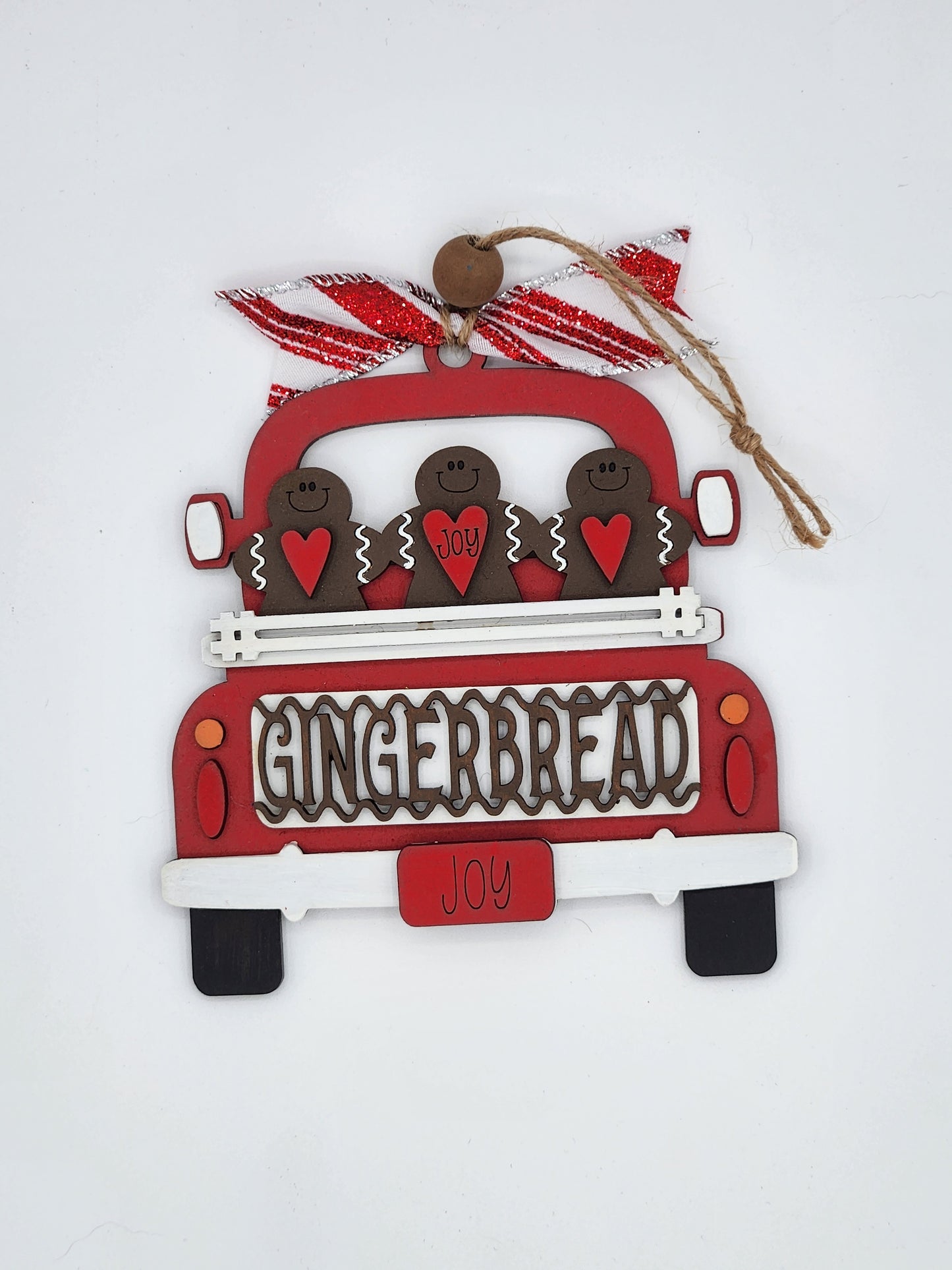 DIY Truck Ornament - Gingerbread