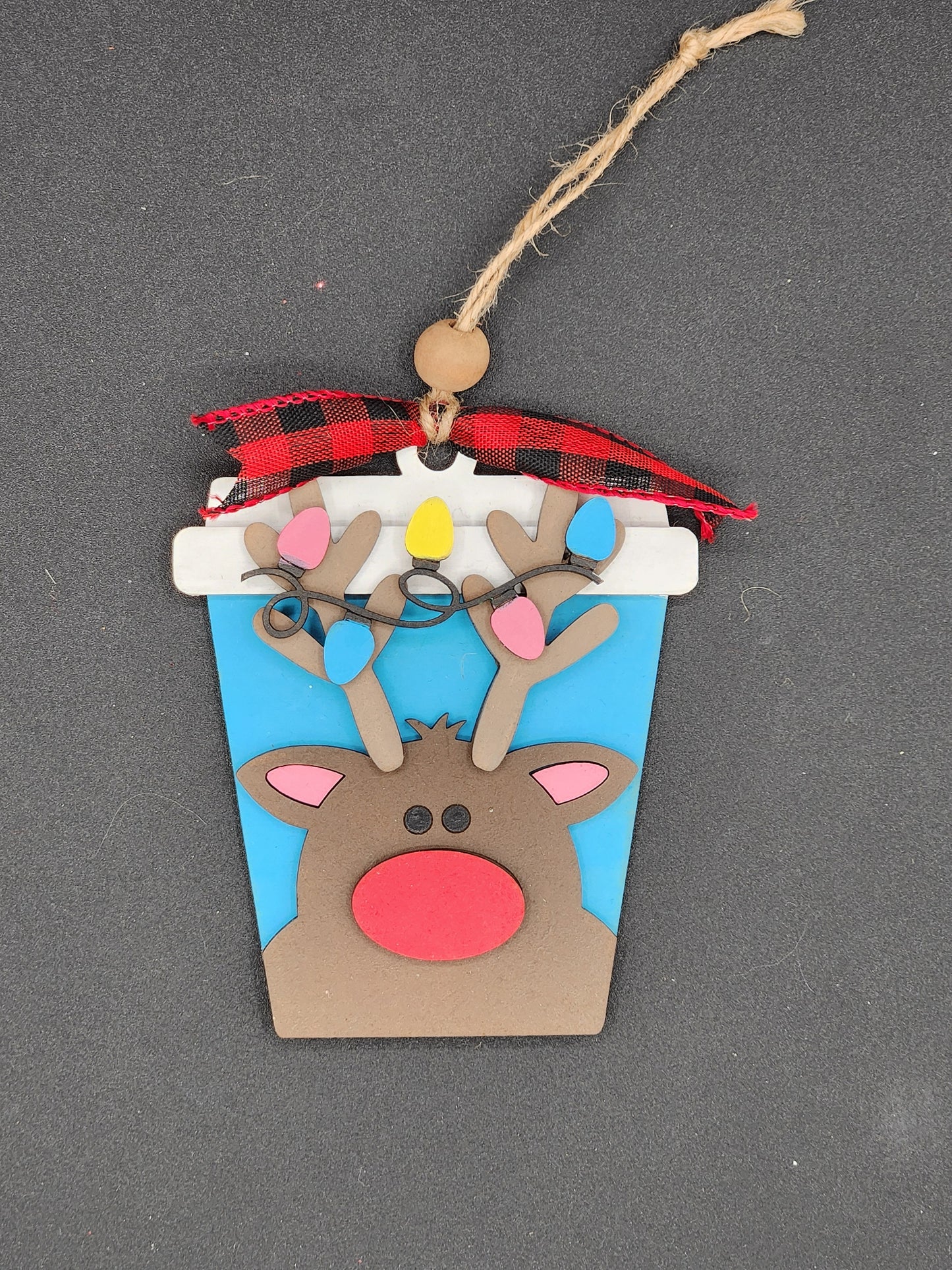 DIY Ornament -Latte Reindeer