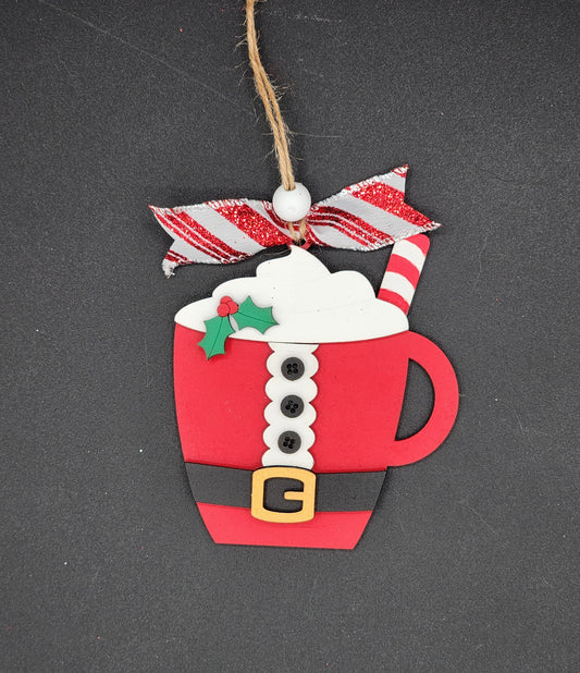 DIY Ornament - Hot Cocoa Santa