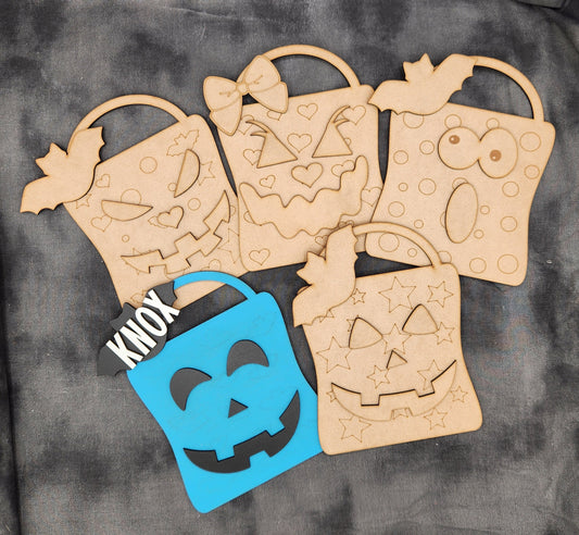 Kid's DIY Pumpkin Treat Bag