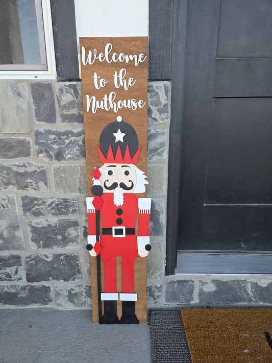 Nutcracker Porch Leaner