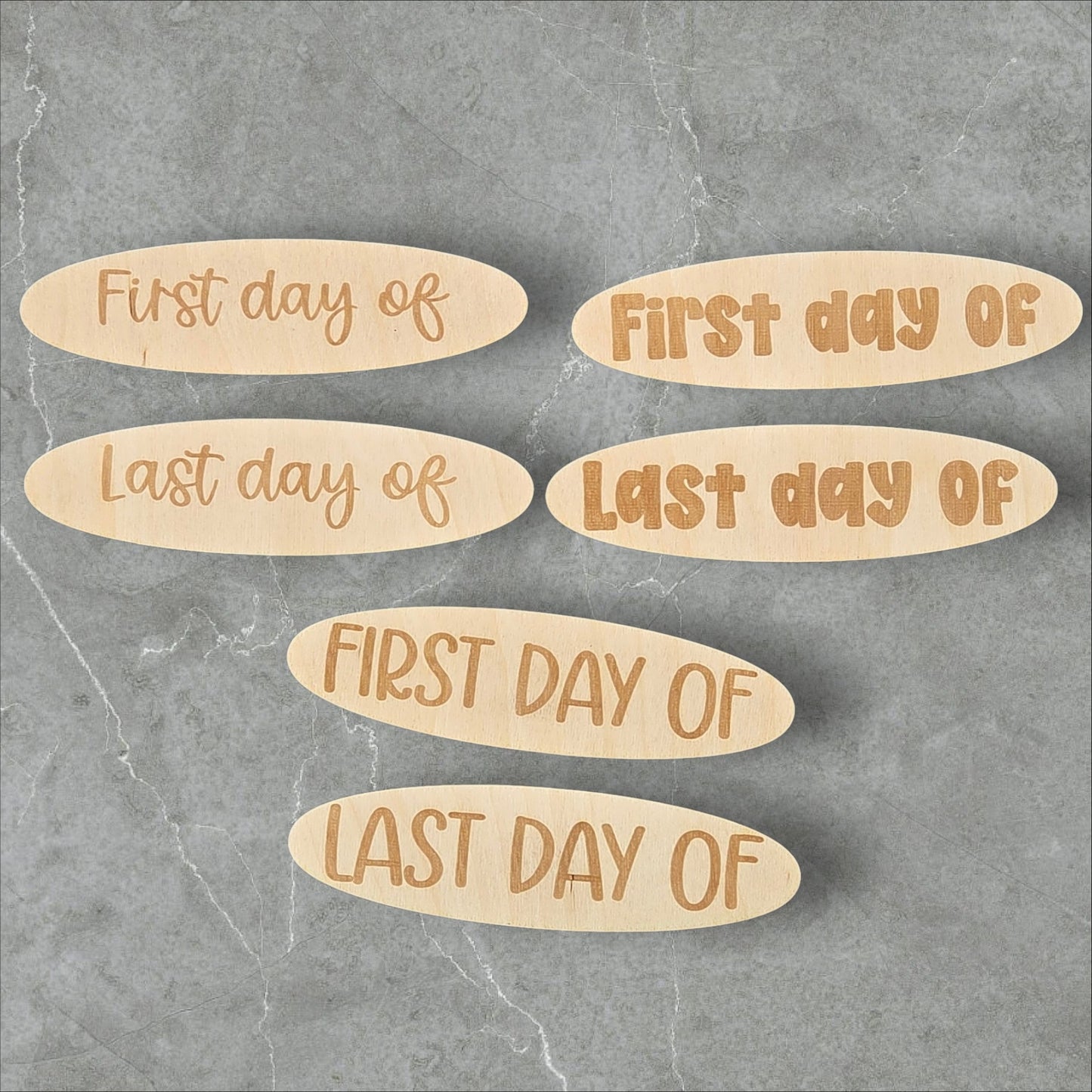 First & Last Day Sign - Back To School Board Medium Board