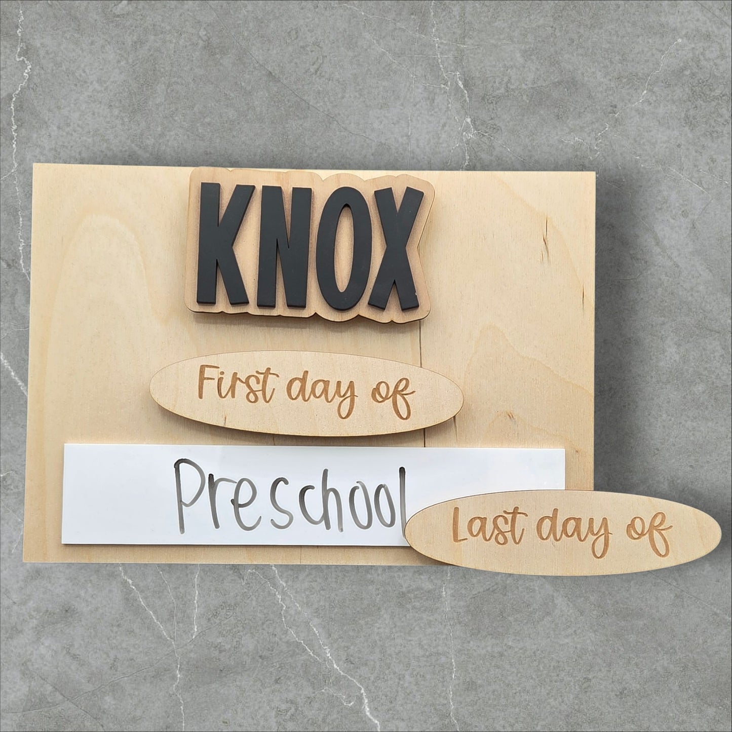 First & Last Day Sign - Back To School Board Small Board