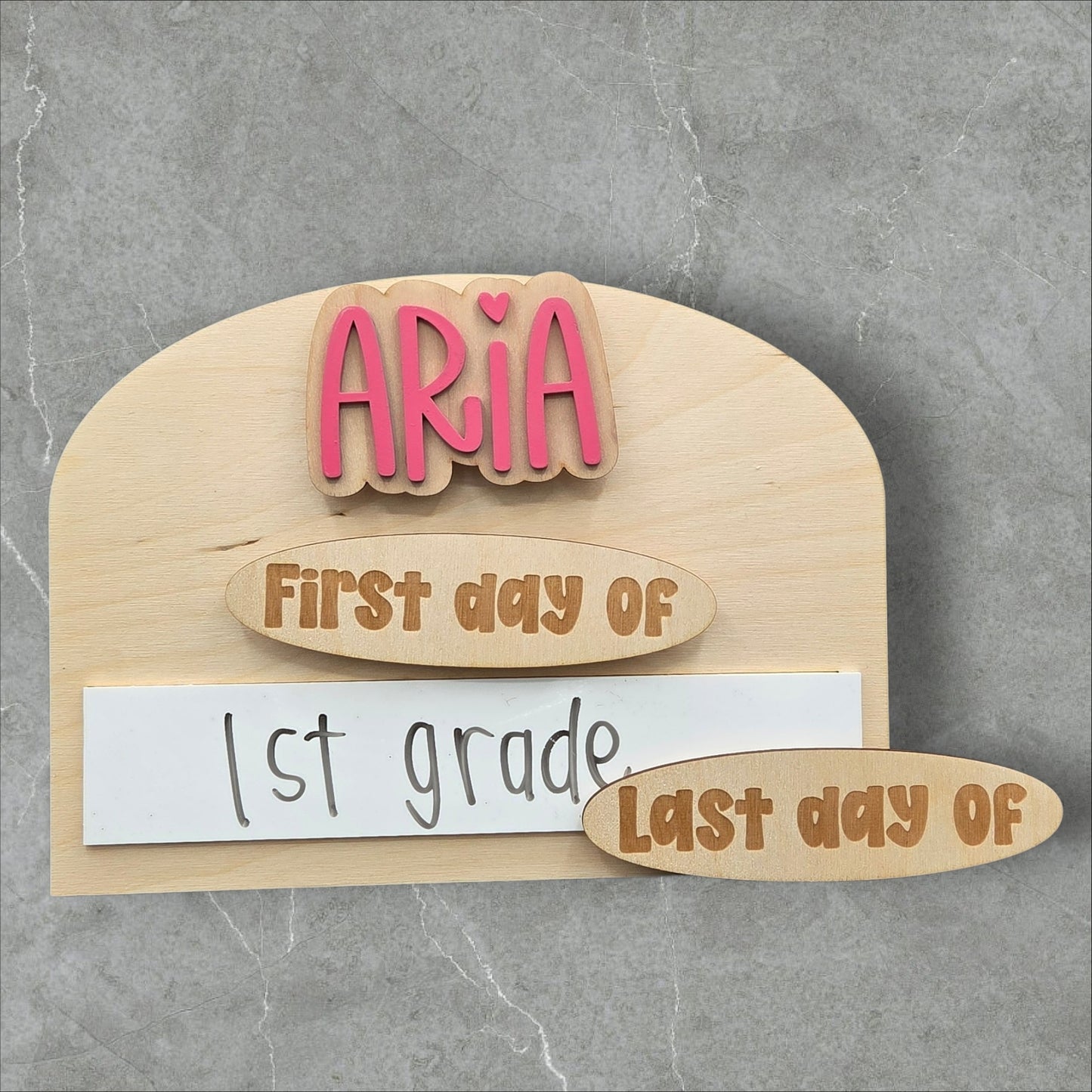 First & Last Day Sign - Back To School Board Small Board