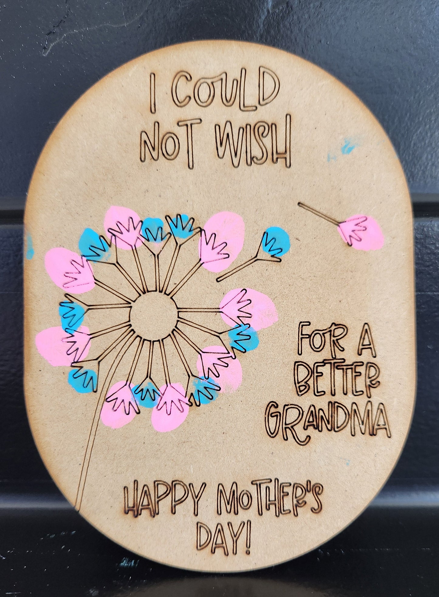Dandelion Wish Magnet (Mom and Grandma)