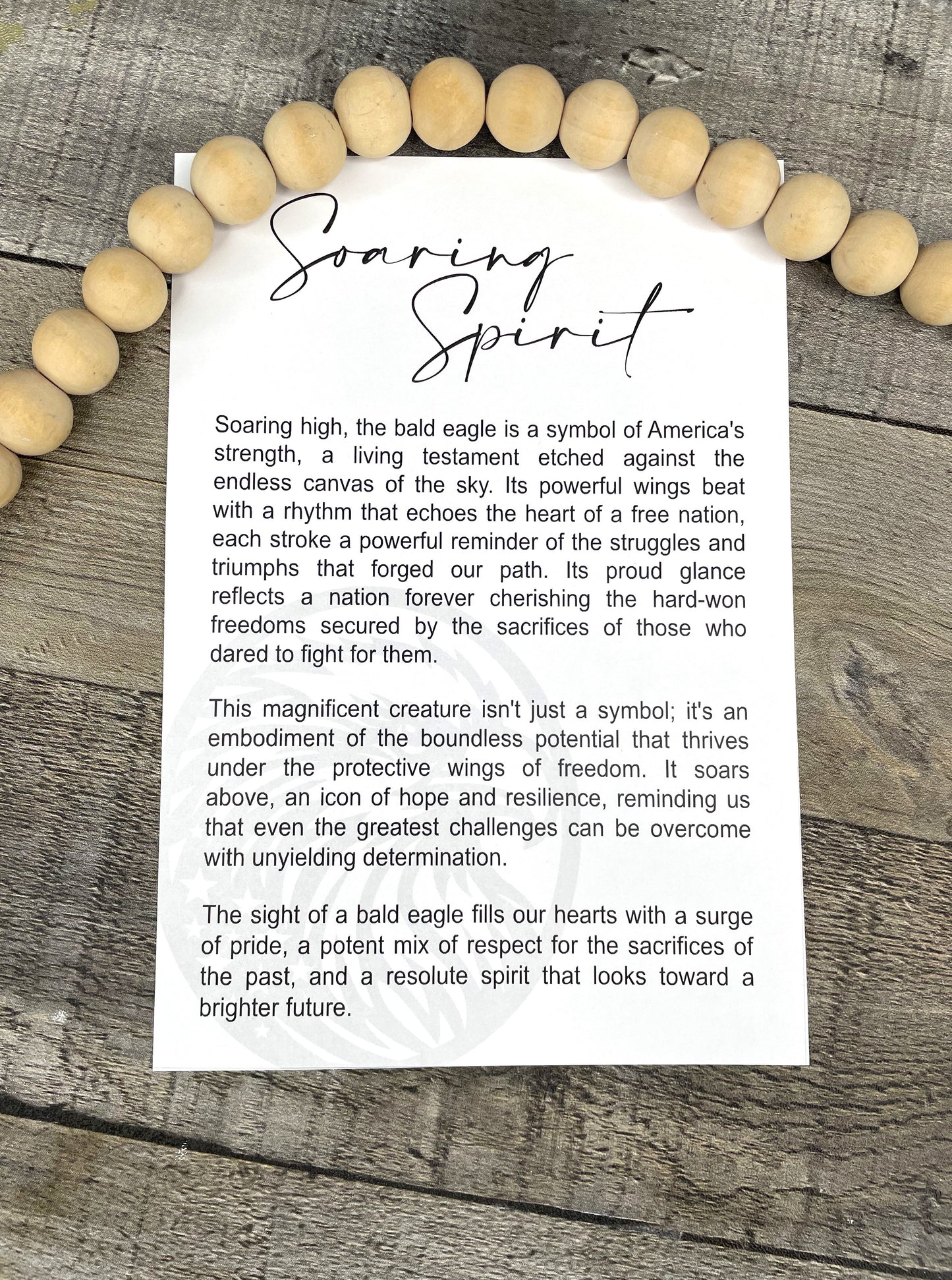 Soaring Spirit - Eagle Story Ornament