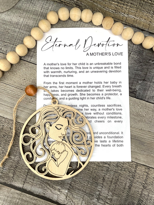 Eternal Devotion - A Mother's Love Story Ornament