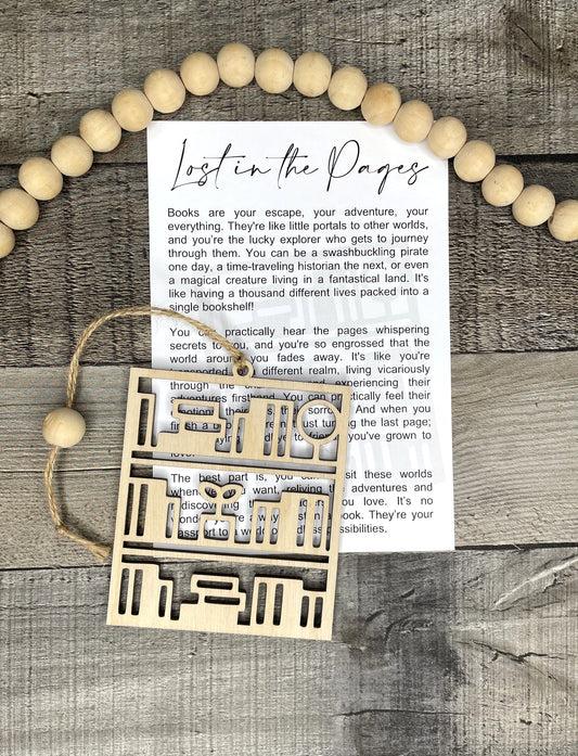 Lost in the Pages - Book Lover Story Ornament