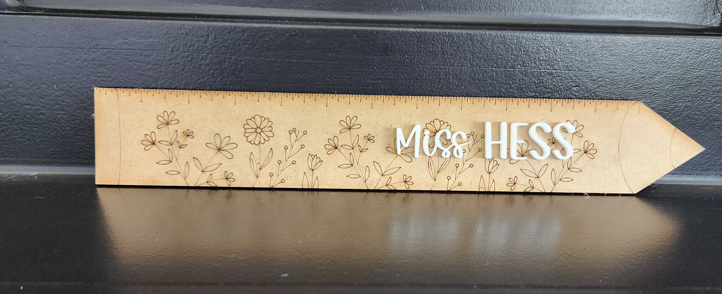 Teacher Decorative Ruler