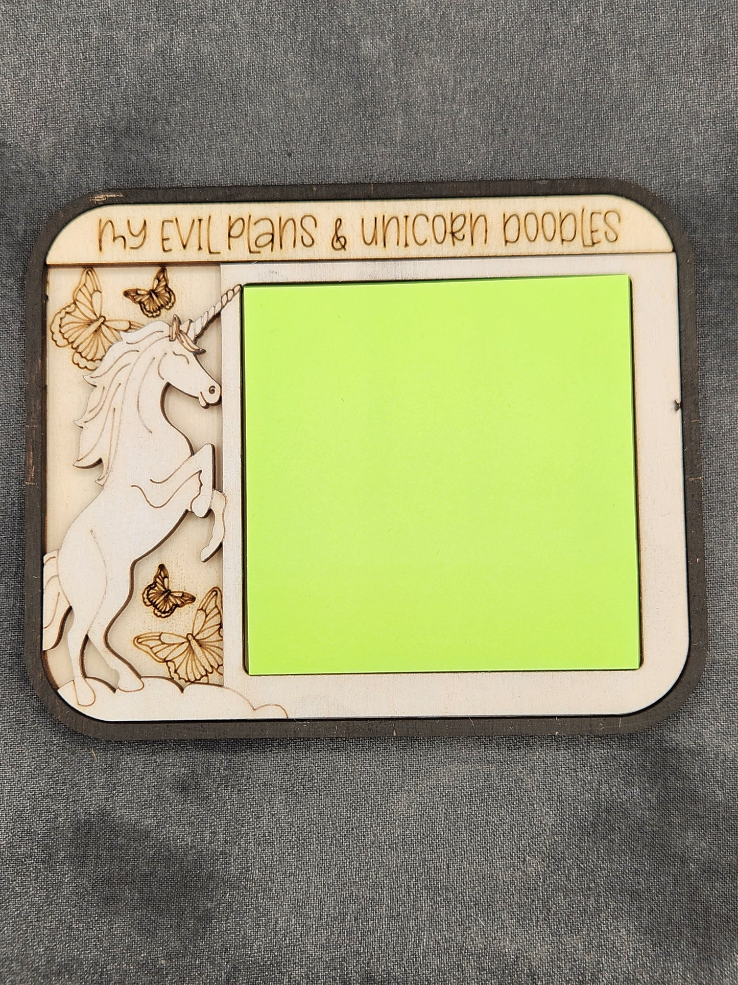 Unicorn Sticky Note Holder