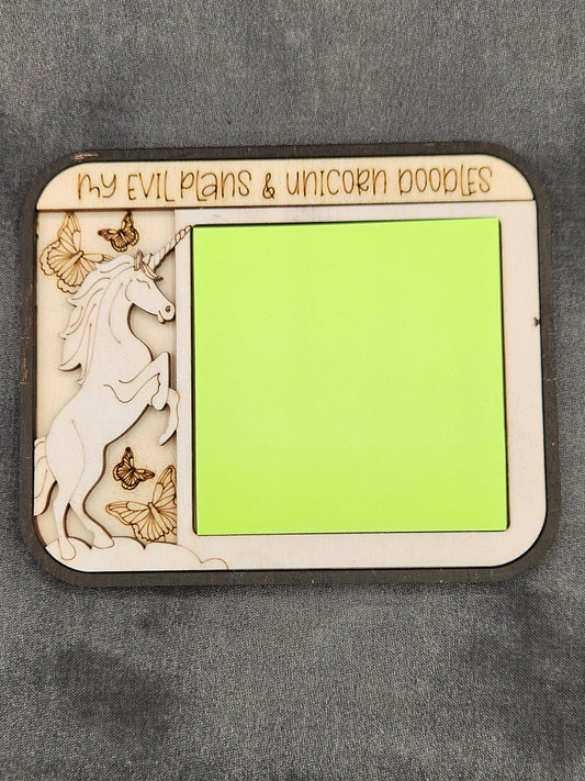 Unicorn Sticky Note Holder