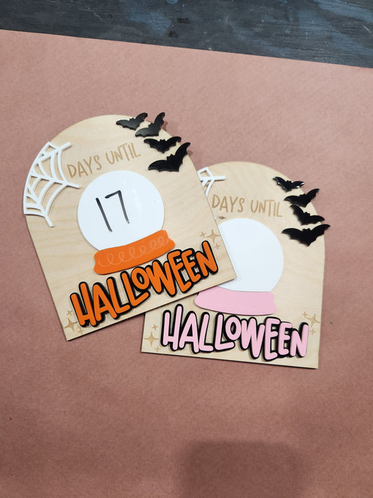 Crystal Ball Halloween Countdown