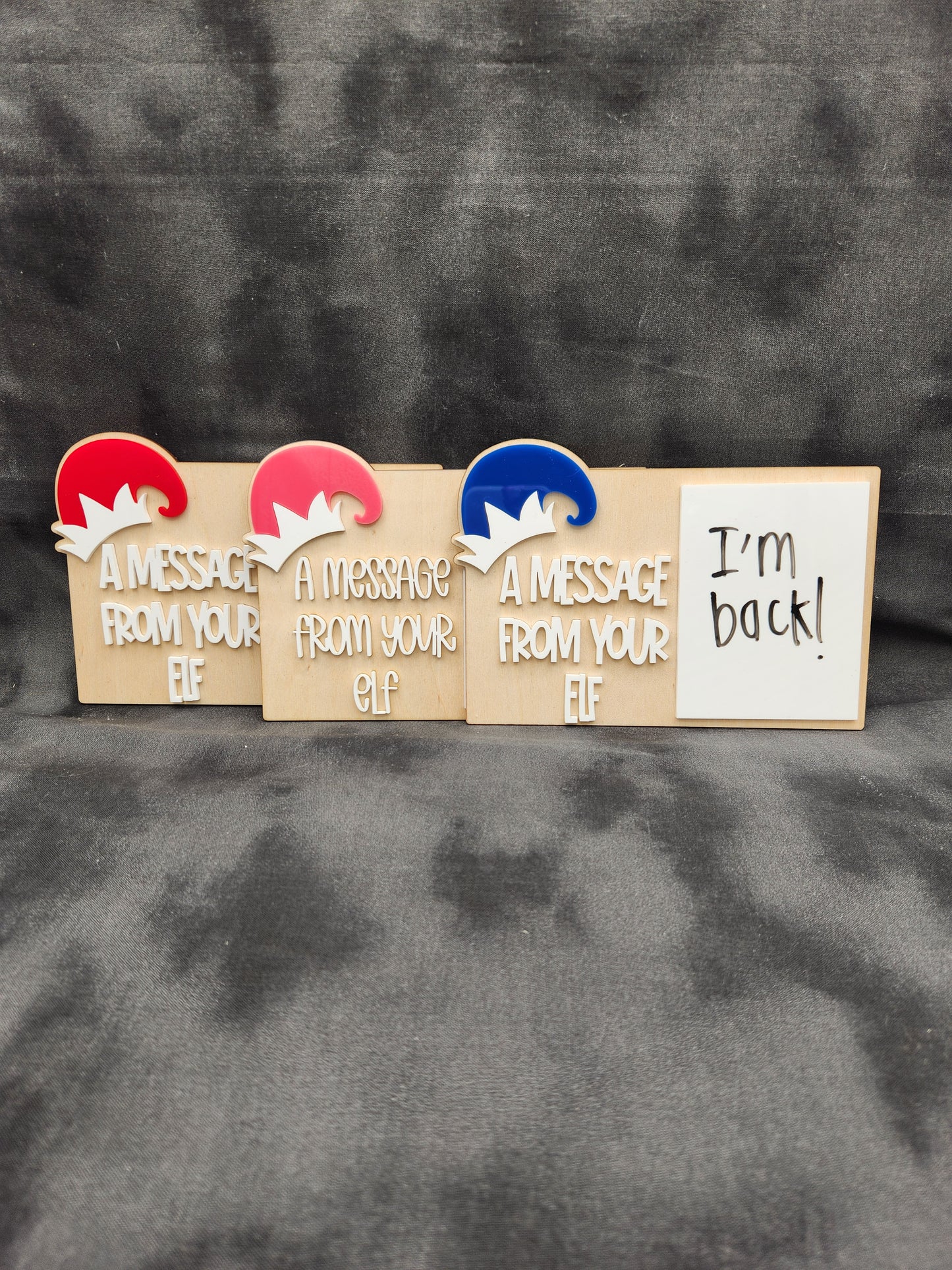 A message from your elf - note board